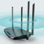 TP-Link VR300 Archer Modem Router VDSL FTTC FTTS ADSL hasta 100 Mbps, Wi-Fi AC1200 Dual Band, Negro