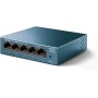 TP-Link LS105G - Switch Ethernet 5 Puertos (10/100/1000Mbps), Switch Gigabit, Switch WiFi, Carcasa metálica, Ultraligero,