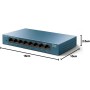 TP-Link LS105G - Switch Ethernet 5 Puertos (10/100/1000Mbps), Switch Gigabit, Switch WiFi, Carcasa metálica, Ultraligero,