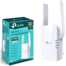 TP-Link AX3000 Extensor de Alcance Wi-Fi 6 de Malla de Doble Banda, Extensor de Banda Ancha/Wi-Fi, Amplificador/Punto de Acceso