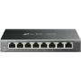 TP-Link TL-SG108E Unmanaged PRO Switch, 8 Puertos Gigabit inteligente, Plug&Play, Carcasa de Metal, VLAN, QoS, Software de