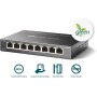 TP-Link TL-SG108E Unmanaged PRO Switch, 8 Puertos Gigabit inteligente, Plug&Play, Carcasa de Metal, VLAN, QoS, Software de