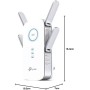 TP-Link AC2600 Dual Band Mesh Wi-Fi Range Extender, Wi-Fi Booster/Hotspot with 1 Gigabit Port, Dual-Core CPU, Built-In Access