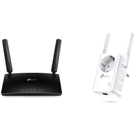 [New] TP-Link TL-MR6400 - Router 4G LTE WiFi con velocidad alta hasta 300Mbps + Repetidor de Red extensor, amplificador de