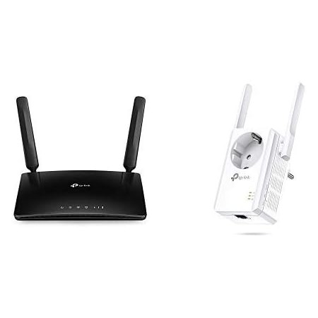 [New] TP-Link TL-MR6400 - Router 4G LTE WiFi con velocidad alta hasta 300Mbps + Repetidor de Red extensor, amplificador de