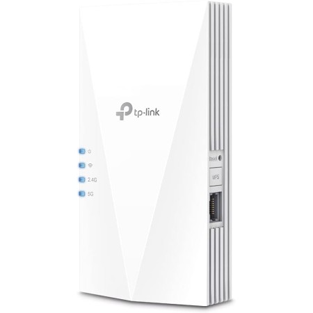 TP-Link Repetidor WiFi de 6 mallas, amplificador WiFi AX1800, extensor WiFi, amplificador WiFi, puerto Ethernet de 1 Gigabit,