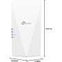 TP-Link Repetidor WiFi de 6 mallas, amplificador WiFi AX1800, extensor WiFi, amplificador WiFi, puerto Ethernet de 1 Gigabit,