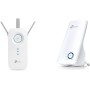 TP Link RE450 Repetidor Wi Fi AC1750, Amplificador de Red, Velocidad Doble Banda + N300 TL WA850RE Repetidor Extensor de Red