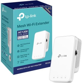 TP-Link AC1200 Mesh Dual Band Wi-Fi Range Extender, Broadband/Wi-Fi Extender, Wi-Fi Booster/Hotspot with 1 Ethernet Port,