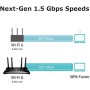 TP-LINK Archer AX10 router inalámbrico Gigabit Ethernet Doble banda (2,4 GHz / 5 GHz) Negro