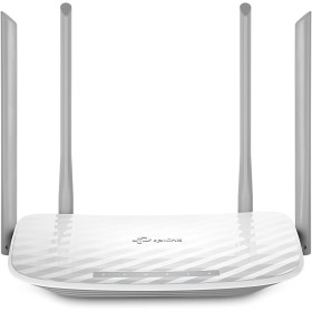 TP-Link AC1200 Wireless Dual Band Wi-Fi Router, Wi-Fi Speed Up to 867 Mbps/5 GHz + 300 Mbps/2.4 GHz, 4+1 Fast Ports, Single-Core