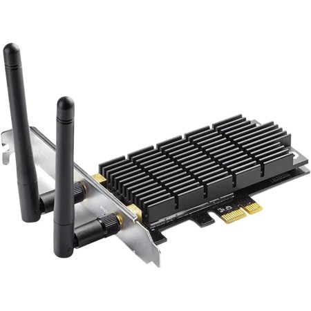 TP-Link Archer T6E - Tarjeta de Red Wi- Fi PCI Express, inalámbrico, de doble banda, AC 1300 (867 Mbps en 5 GHz, 400 Mbps en 2,4