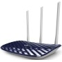 TP-Link Archer C20 - Router inalámbrico de doble banda, 750 Mbps, 2.4 GHz a 300 Mbps y 5 GHz a 433 Mbps, 3 antenas externas ,