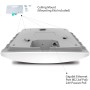 TP-Link AC1350 Wireless Access Point, Wi-Fi Dual Band with MU-MIMO, 1 Gigabit Ethernet Port Support 802.3af/at/24V Passive PoE,