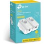 TP-Link - Amplificador WiFi Repetidores de Red, Adaptadores Internet por Línea Eléctrica PLC AV600+AC300, 5 Puertos, Cable