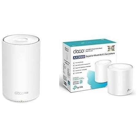 TP-Link Deco X50-4G- WiFi AI Mesh AX3000 Mbps, Cat 6, Dual-Band, Sistema WiFi 6, Cobertura WiFi de 420m2, 3xPuerto