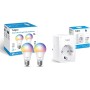 TP-Link Tapo L530E 2-Pack - Bombilla LED inteligente Wi-Fi, multicolor, regulable, E27, 8.7 W 806 lm, compatible con Alexa y