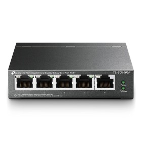 TP-Link TL-SG1005P - 5 Puertos Gigabit PoE Switch | 4 Puertos PoE 65W | 802.3af Obediente |Puertos blindados | Optimización de