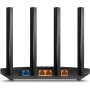 Enrutador inalámbrico de Doble Banda Gigabit Wi-Fi 6 AX1500 Mbps de próxima generación TP-Link, Seguridad WPA3, Ideal para