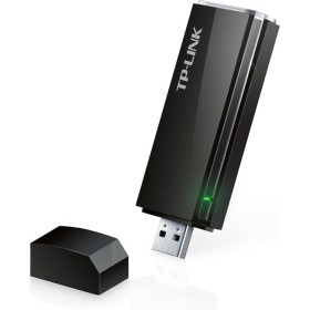 TP-LINK Archer T4U - Adaptador Inalámbrico USB de Banda Dual (AC 1300Mbps, WPS, USB2.0/3.0, Cable de extensión USB), negro