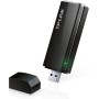 TP-LINK Archer T4U - Adaptador Inalámbrico USB de Banda Dual (AC 1300Mbps, WPS, USB2.0/3.0, Cable de extensión USB), negro