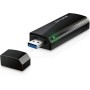 TP-LINK Archer T4U - Adaptador Inalámbrico USB de Banda Dual (AC 1300Mbps, WPS, USB2.0/3.0, Cable de extensión USB), negro