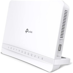 TP-Link VX231v Wi-Fi 6 puerto VDSL, VDSL2 35b 300 Mbps, 4 puertos Gigabit, WLAN de doble banda AX1800, hasta 6 teléfonos DECT,