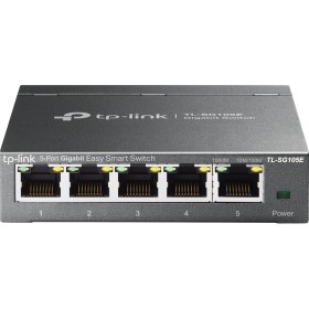 TP-Link TL-SG105E Unmanaged PRO Switch, 5 Puertos Gigabit Inteligente, Plug and Play, Gigabit Puerto, Caso Metal VLAN, QoS,