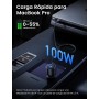 UGREEN 130W Cargador de Coche USB C, Car Charger Tipo C Carga Rápida con 3 Puertos, Compatible con iPhone 16/15/14/13, Samsung