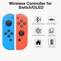 Genérico Mando Switch, Mando para Switch Inalámbrico Compatible con Switch/OLED/Lite con Doble Vibración, Gyro Axis, Captura de