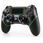 Etpark Mando para PS4, Mando Inalámbrico Mando Bluetooth Compatible con PS4/Pro/Slim/PC, Gamepad Jostick con Doble Vibración,