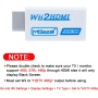 Mcbazel Adaptador Wii a HDMI con Cable HDMI de 1,5 m 1080P, Convertidor de Señal de Video y Audio Wii a 1080P Full HD con Jack