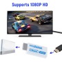 Mcbazel Adaptador Wii a HDMI con Cable HDMI de 1,5 m 1080P, Convertidor de Señal de Video y Audio Wii a 1080P Full HD con Jack