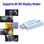 Mcbazel Adaptador Wii a HDMI con Cable HDMI de 1,5 m 1080P, Convertidor de Señal de Video y Audio Wii a 1080P Full HD con Jack