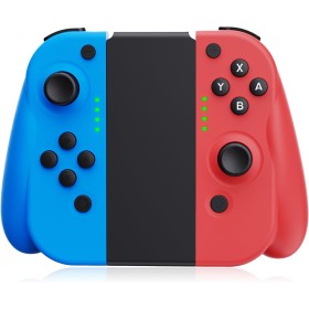 JoyPlay Mando para Switch, Mandos Switch Inalámbrico Compatible con Switch/Lite/OLED con Doble Vibración/Gyro Axis/Función de