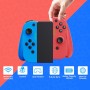 JoyPlay Mando para Switch, Mandos Switch Inalámbrico Compatible con Switch/Lite/OLED con Doble Vibración/Gyro Axis/Función de