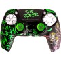 FRTEC – Joker Combo Pack Mando PS5, Carcasa Rígida + Grips + Sticker Touchpad para DualSense, PS5, Licencia Oficial