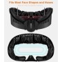 Bixury Face Cover Pad Interfaz Facial Compatible con Quest 3 Accesorios Interfaz Facial Compatible con Meta 3 con 3 la Cara de