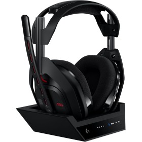 Logitech G Astro A50 LIGHTSPEED para gaming Auriculares inalámbricos + estación base (Gen 5), PRO-G GRAPHENE, cambio entre 3