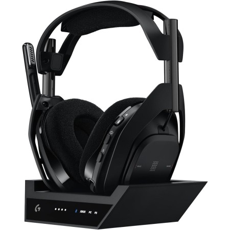 Logitech G Astro A50 LIGHTSPEED para gaming Auriculares inalámbricos + estación base (Gen 5), PRO-G GRAPHENE, cambio entre 3