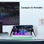 Mcbazel Base de Carga para PS Portal Remote Player, Soporte de Carga Portátil con Luces RGB, Soporte de Carga para Accesorios