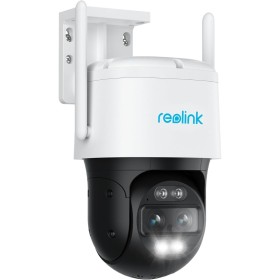 Reolink 4K PTZ Camara Vigilancia WiFi Exterior con Doble Lente, Visión de 360°, Seguimiento Automático, Detección de