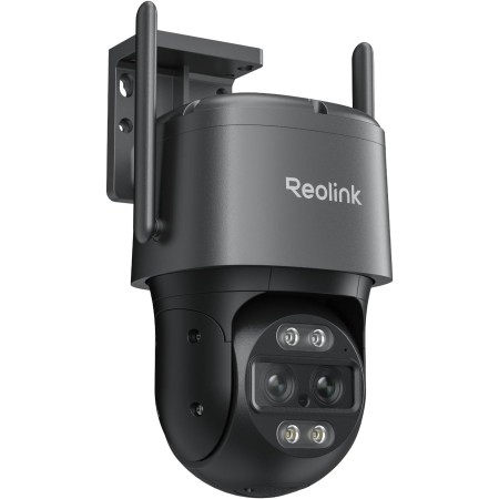 Reolink 4K PTZ Camara Vigilancia WiFi Exterior con Doble Lente, Visión de 360°, Seguimiento Automático, Detección de