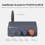 Fosi Audio BT20A Pro 300Wx2 TPA3255 Bluetooth 5.0 Home Audio Estéreo Amplificador de 2 canales Receptor Mini Hi-Fi Clase D