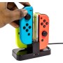 Orzly Switch Pro Controller Dock, Multi Estación de Carga [Luces LED Individuales y Cable USB TypeC] - para Cargar hasta Cuatro