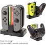 Orzly Switch Pro Controller Dock, Multi Estación de Carga [Luces LED Individuales y Cable USB TypeC] - para Cargar hasta Cuatro