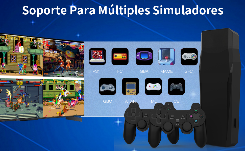 Retro consola de juegos portátil