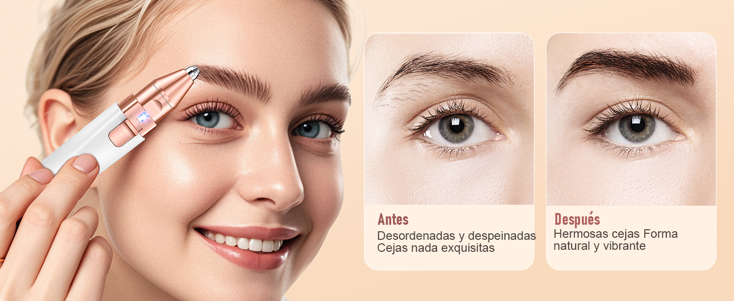 afeitadora cejas mujer de precisión Dale forma a unas cejas hermosas de forma experta