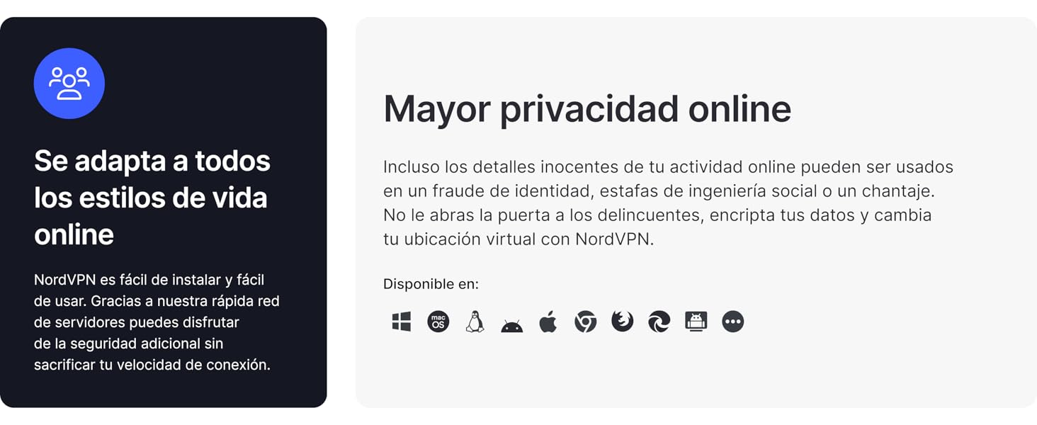 Mayor privacidad online