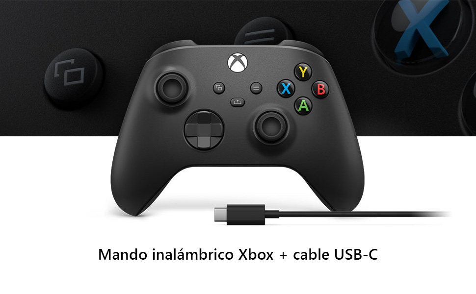 Mando inalámbrico Xbox + cable USB-C